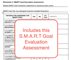 SMART Goal Assessment
