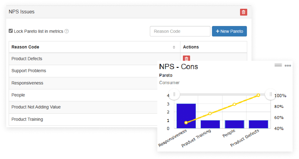 Ability to Lock Pareto List Values