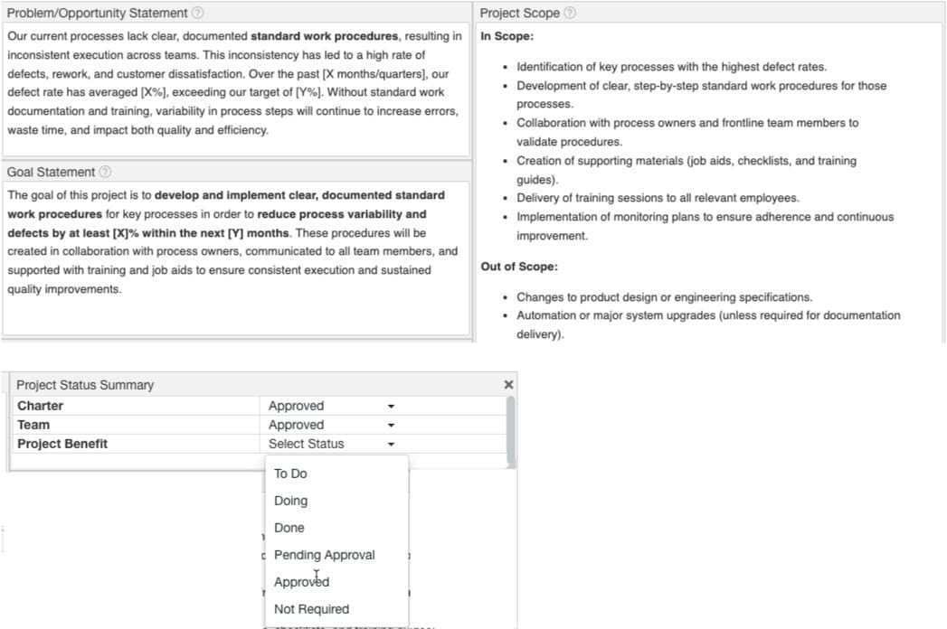 Problem/Opportunity Statement